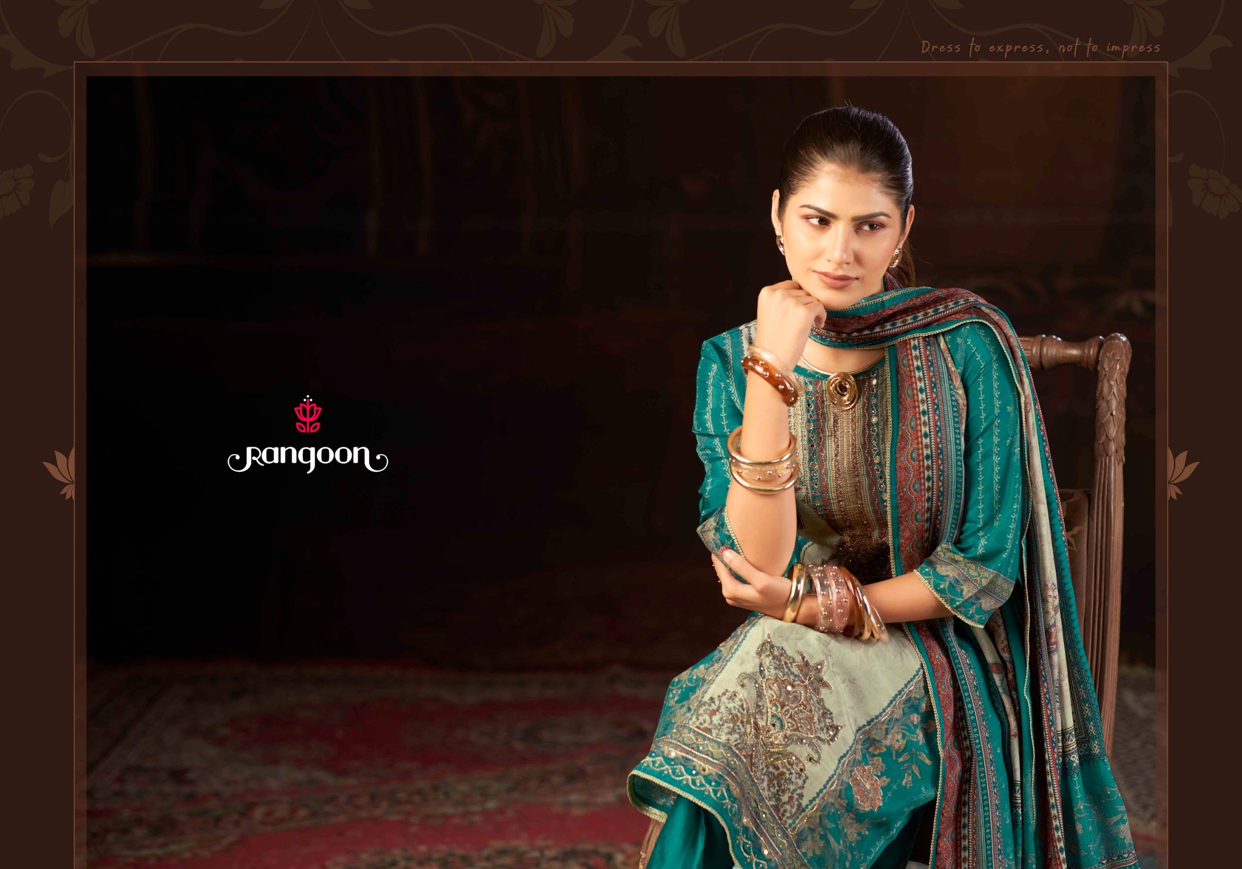 SVETA by Rangoon 10901 To 10904 Series Beautiful Pakistani Suits Wear Pure Muslin Stitched Dresses At Wholesale Price